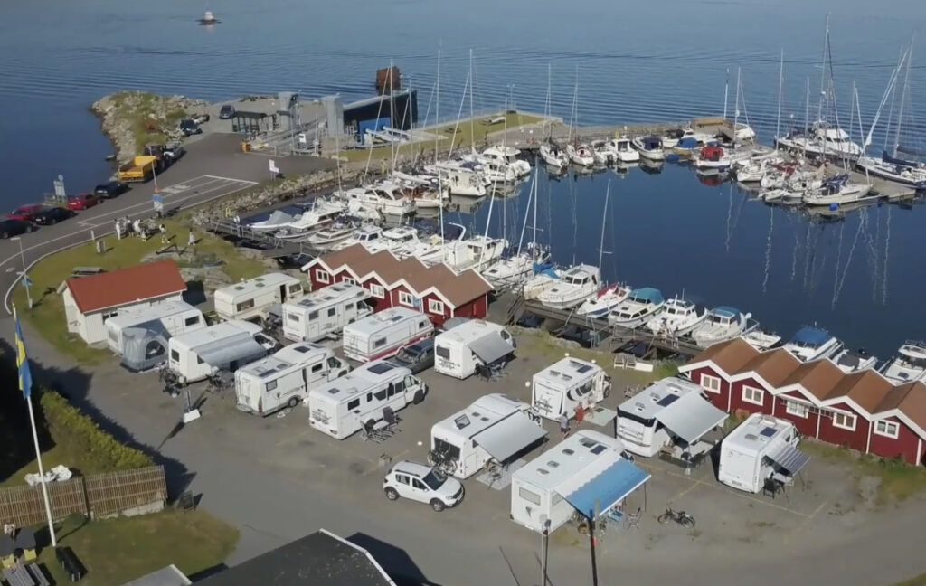 Asfaltering i hamnen